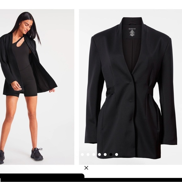 BANDIER SPORTS LOGO BLAZER, size Medium, fully lined, luxurious NWT - Picture 6 of 14